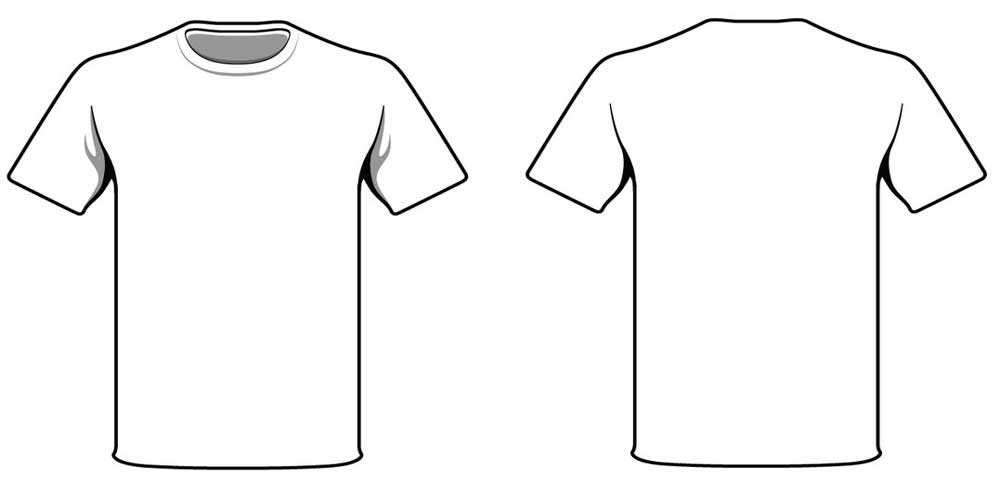 Download Terbaru 21+ Sketsa Kaos Polos Putih