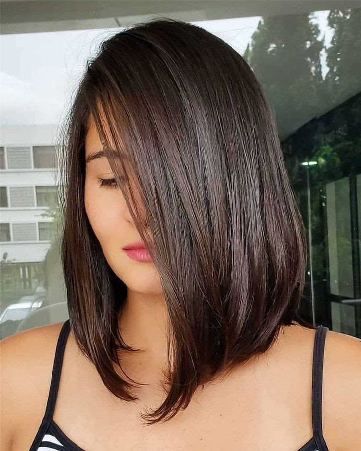 25 Cute Medium Length Hairstyles To Glam Up Your Look Haircuts Hairstyles 2021
