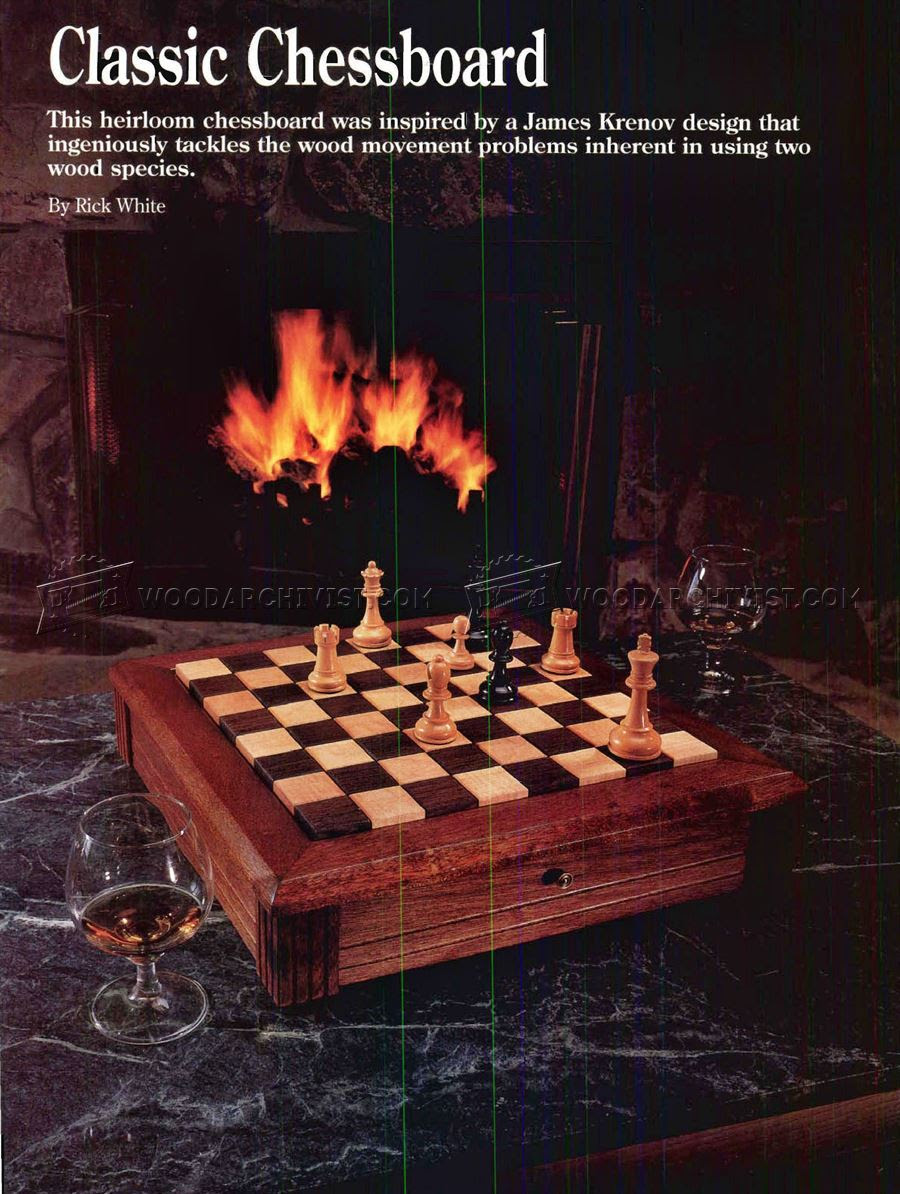 Our plans, taken from chess table woodworking plans. Chess Board Plans Woodarchivist