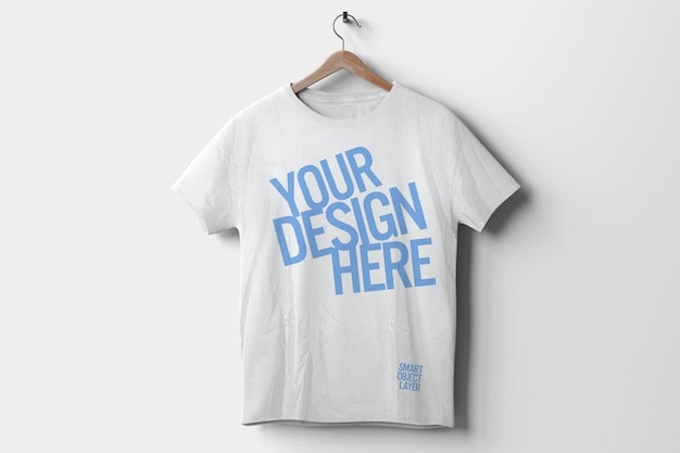 Kaos Polos Putih Mockup - Desain Kaos Menarik