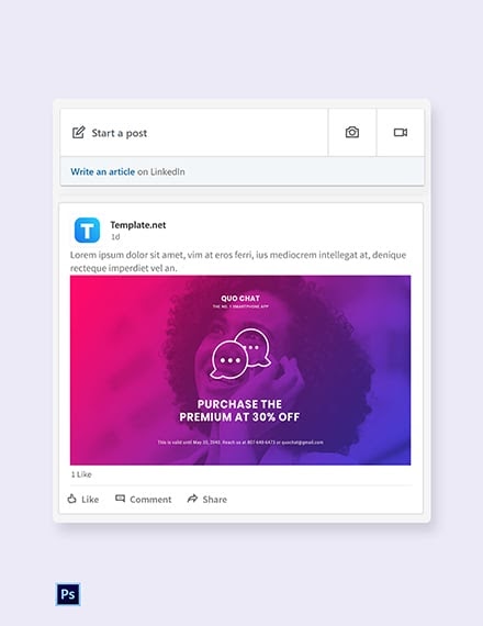 Download 8.678+ Linkedin Post Mockup Free - boxmockup