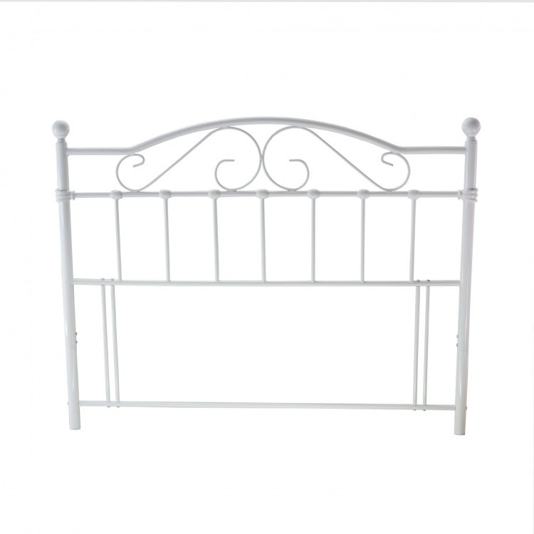 This sleek metal headboard is complete with a deep gray finish. Metal Beds Sussex 5ft Kingsize White Metal Headboard By Metal Beds Ltd