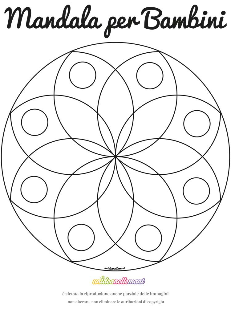 Mandala Per Bambini Da Colorare Stampae Colorare