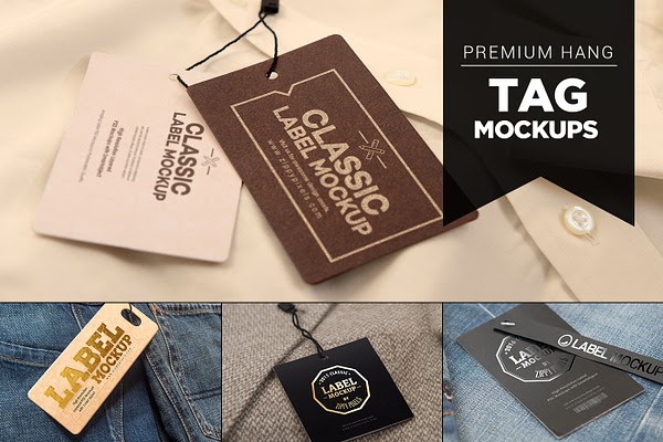 Download 14 Premium Hang Tag Mockups Vol. 2 PSD Mockups Templates ...