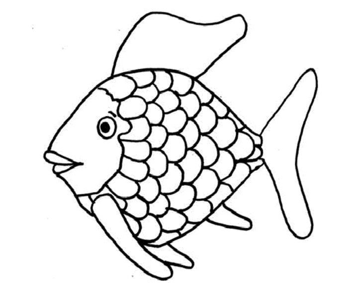 Impressive rainbow fish coloring pages prescho 4331. Fish Colouring Printables Clipart Best