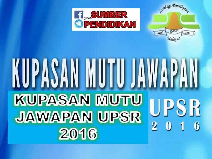 Soalan Percubaan Sains Upsr 2019 Dan Skema Jawapan 