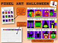Quadrillage pixel art numérotés de a à z : Pixel Art Ou Le Reperage De Cases Sur Un Quadrillage La Classe De Ludivine