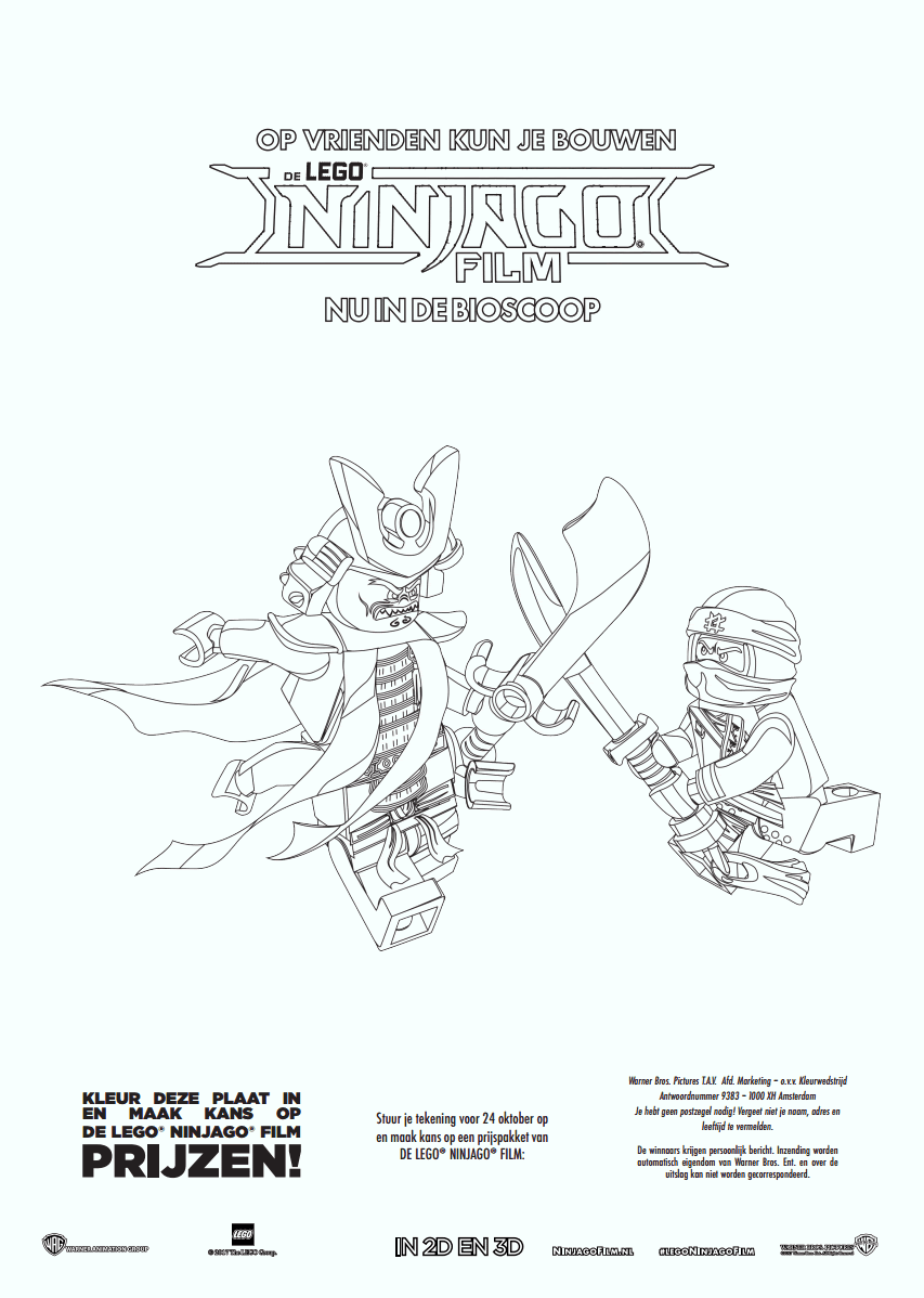 15 Lego Kleurplaten Ninjago Krijg Duizenden Kleurenfotos Van De Beste