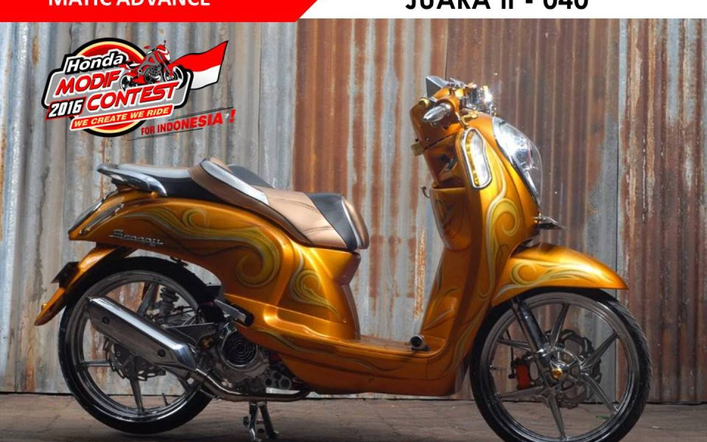 44 Gambar Modifikasi Motor Beat Pakai Ban Besar Pelekmodif