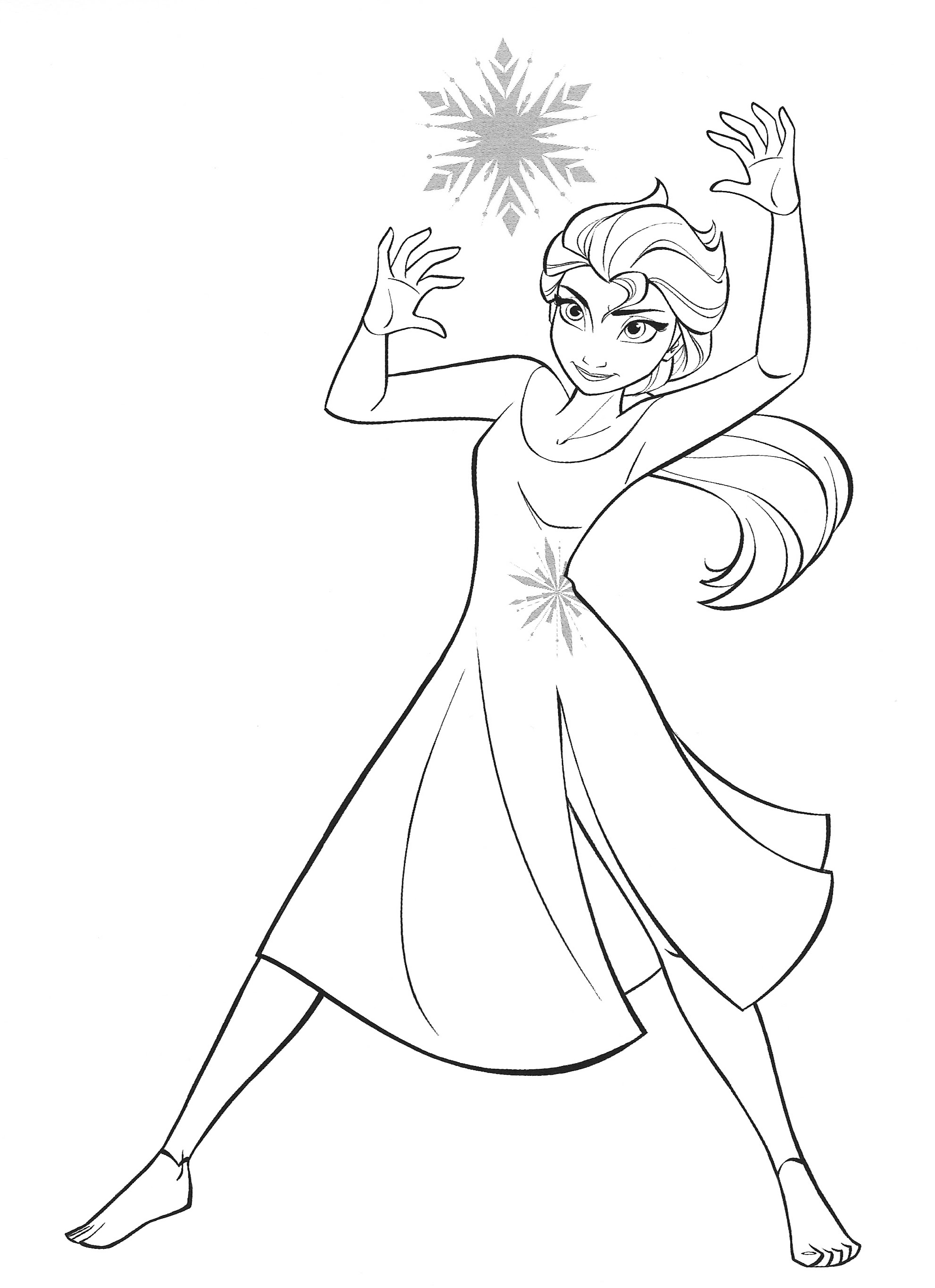 Download Disney Frozen 2 Elsa Coloring Pages - colouring mermaid