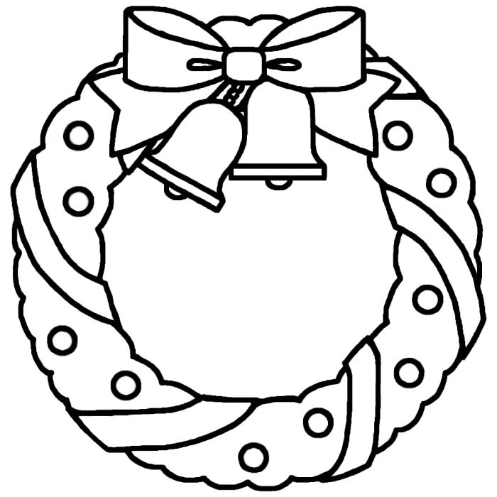 最新クリスマスリース イラスト 白黒 美しい花の画像