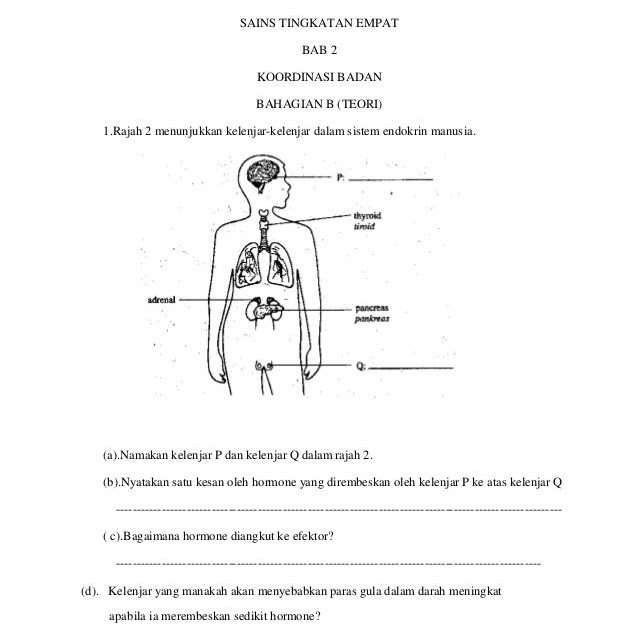 Soalan Objektif Sains Tingkatan 2 - Selangor k