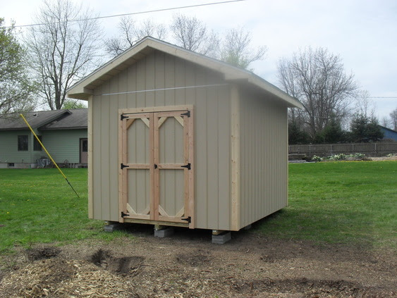 gres: 8x8 wood shed 12x10