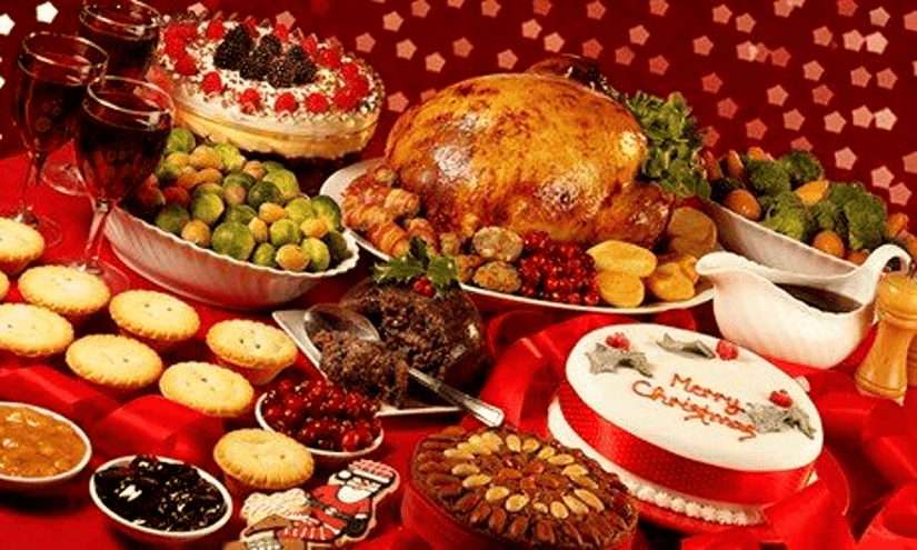 Why are roasted chestnuts, savory smoked ham, fruity cakes, specialty cookies, and eggnog popular christmas traditions? 9 Foods We Only Eat Over The Christmas Season