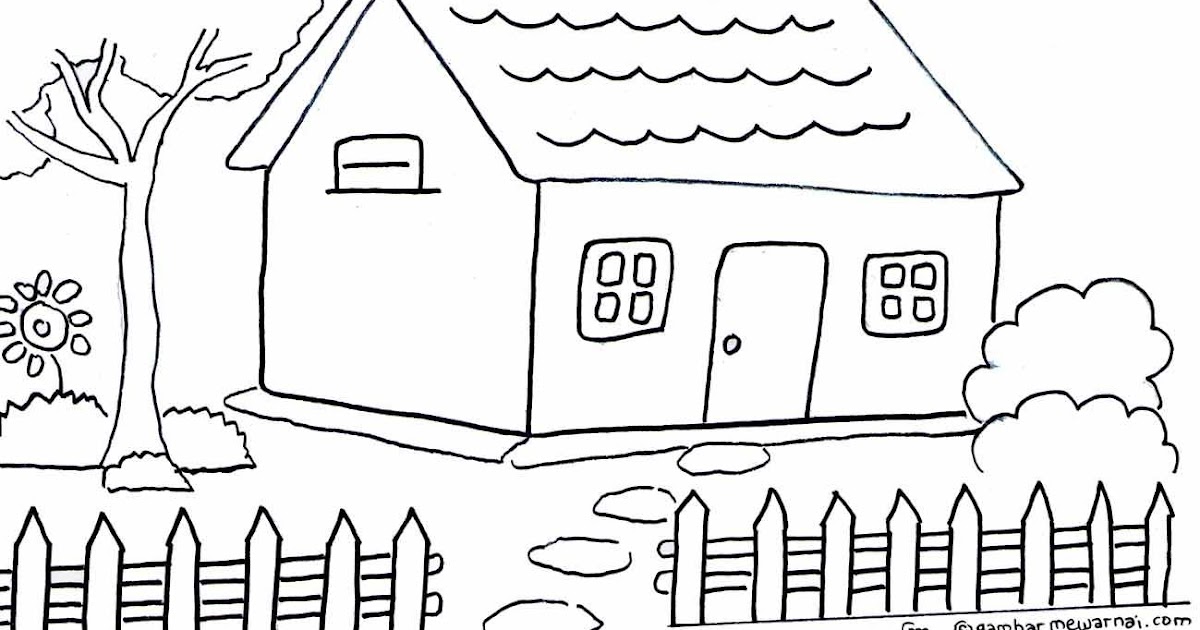 32 Gambar Mewarnai Rumah Modelrumahmu Com