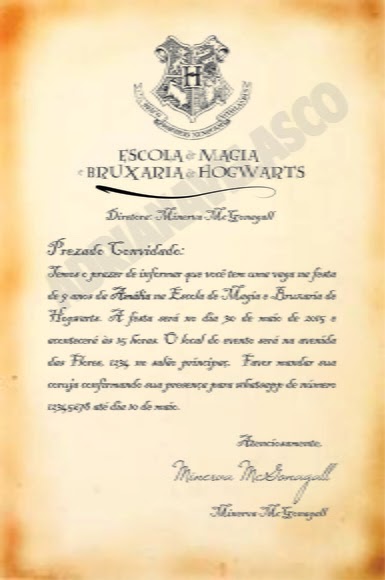 Carta De Hogwarts Para Imprimir - About Quotes a