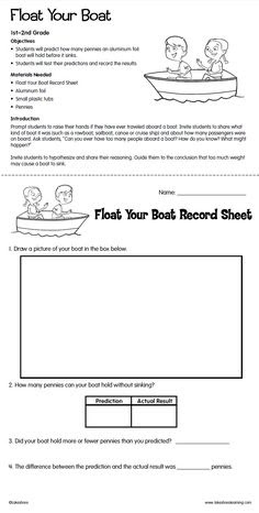 Detail Foil boats lesson plan YU