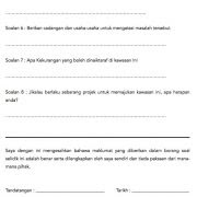 Contoh Soalan Temu Bual Tentang Kawasan Tempat Tinggal 