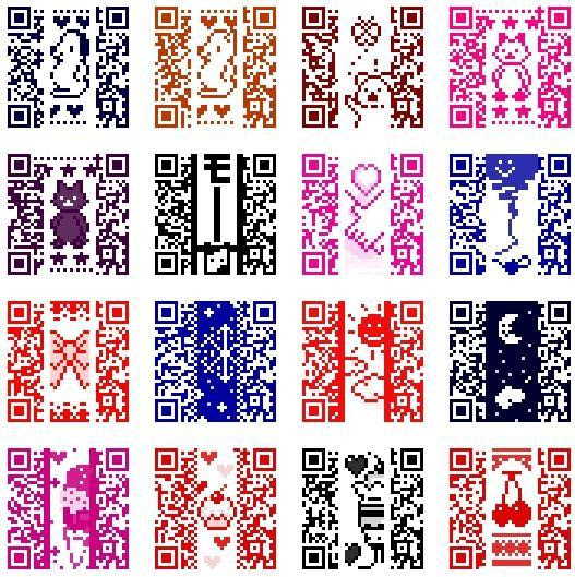 最高の可愛い Qr コード 最高の壁紙hd