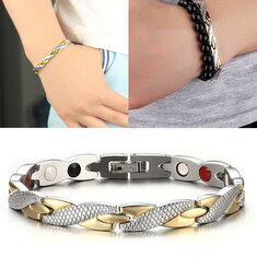 Magnetic Therapy Single Row Chain Bracelet