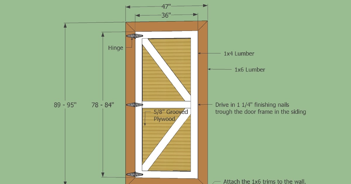 MinMax: Here Shed door construction t1-11