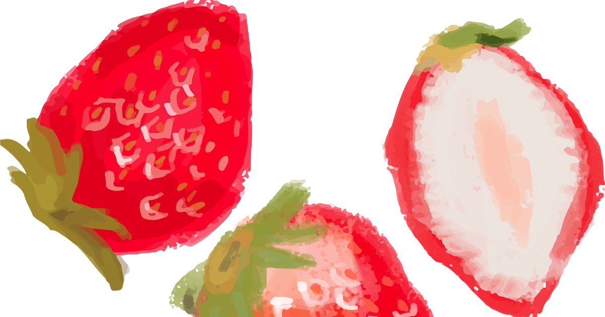 最高のコレクション イチゴ 葉っぱ イラスト クールイラスト100 バラエティ