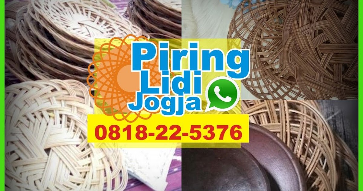 Piring Anyaman  Rotan Plastik