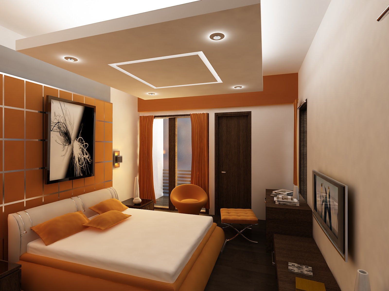Contoh Desain kamar  Tidur Hotel  Minimalis Mewah Gambar 