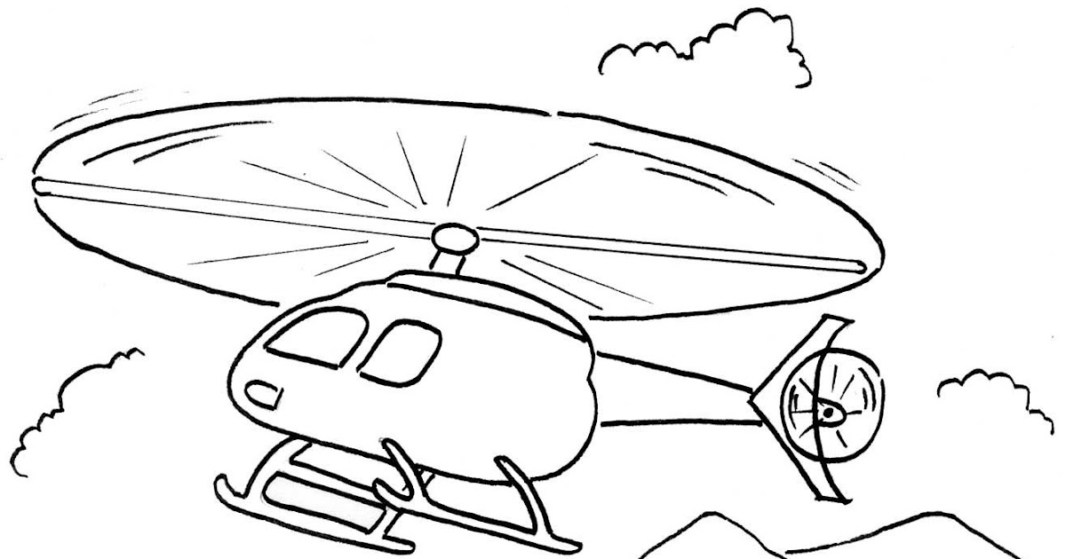 Sketsa Gambar Paud Tema Kendaraan Udara / Menurunkan Sub Tema Diriku