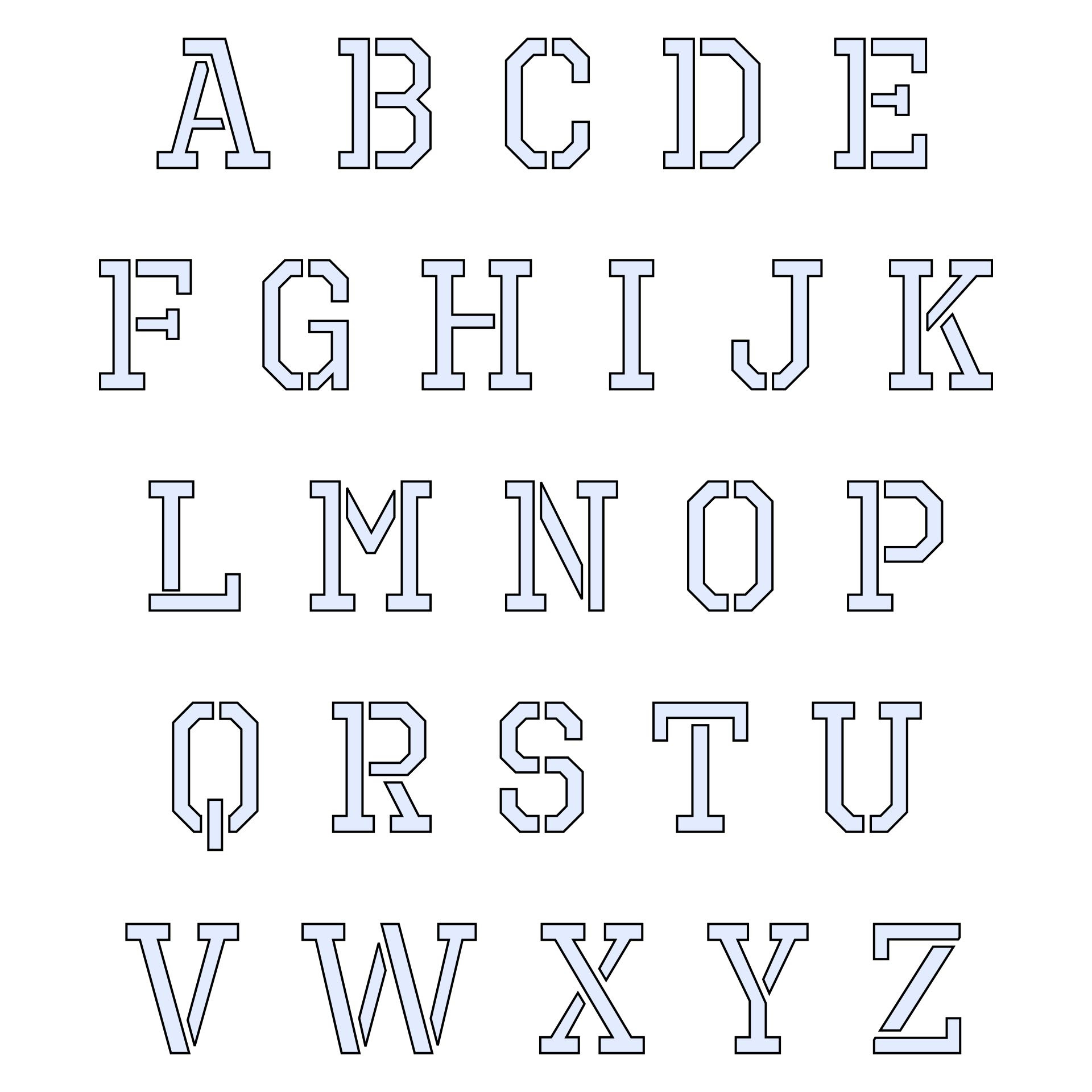 printable letters cut out 10 best free printable cut out letters