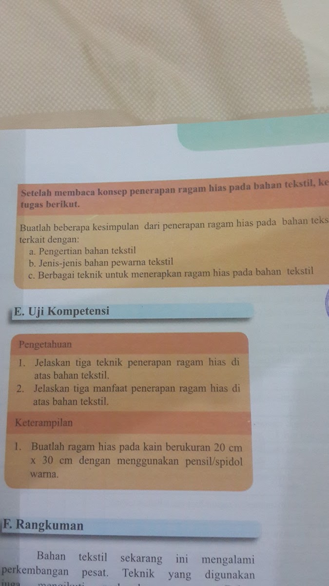 25+ Konsep Terkini Berbagai Teknik Untuk Menerapkan Ragam Hias Pada Bahan Tekstil