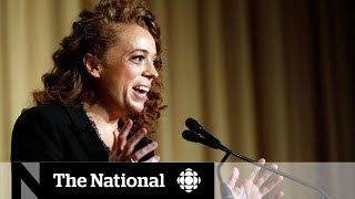 Comedian Michelle Wolf roasted U.S. President Donald Trump at the annual White House Correspondents' D