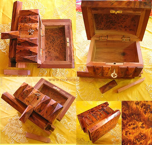 Thuya wood puzzle box ~ Tod woodpro