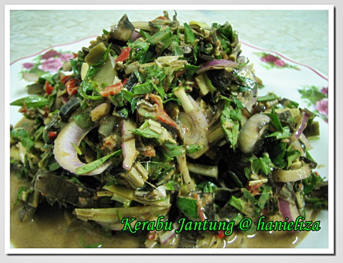 Hanieliza's Cooking: Kerabu Jantung Pisang