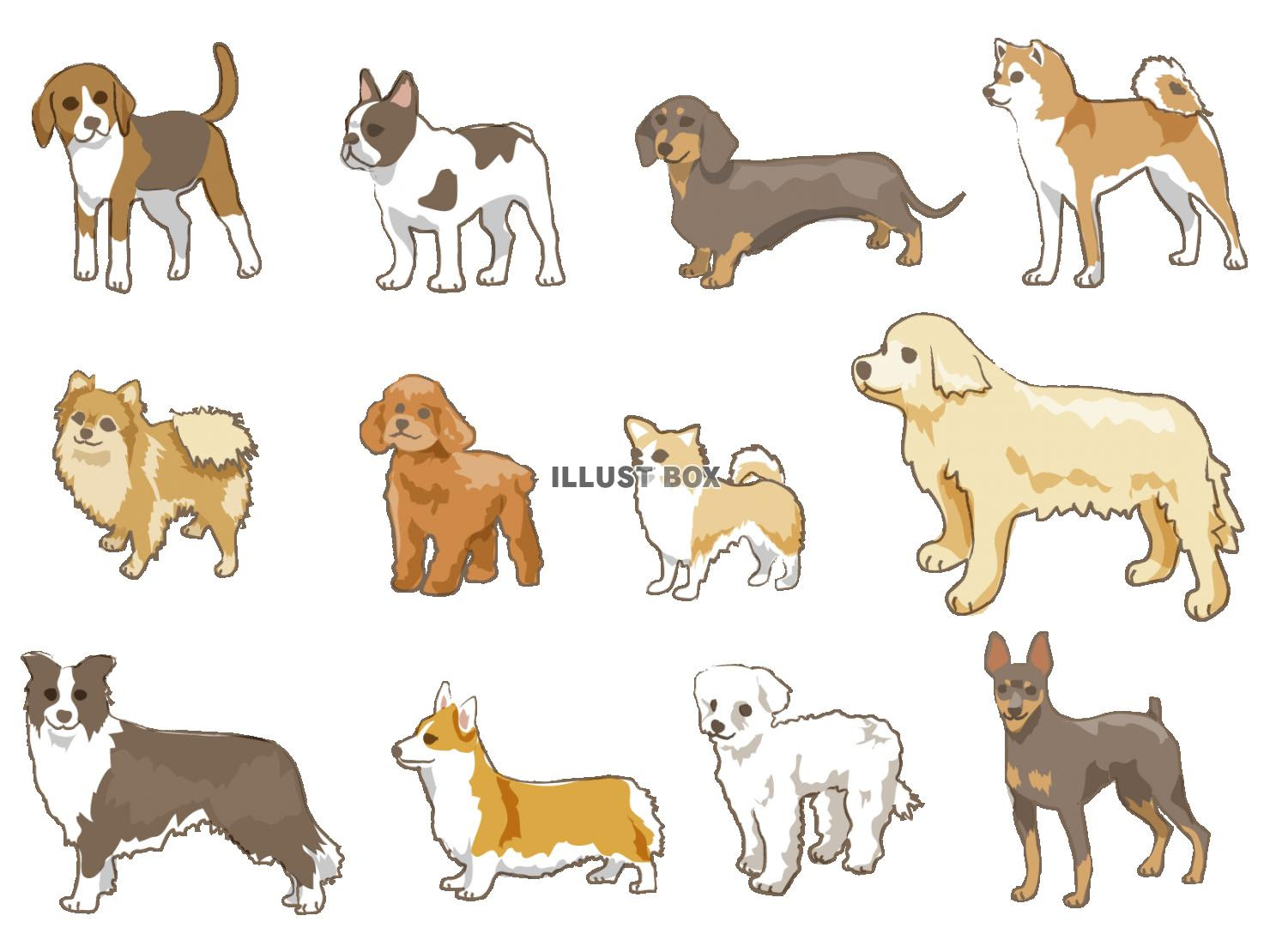 ベスト50 かわいい 犬 手書き イラスト ただのディズニー画像