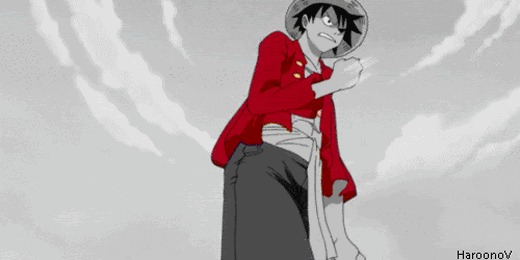 It was first seen in luffy 's fight against blueno. One Piece Gifs Page 100 Wifflegif