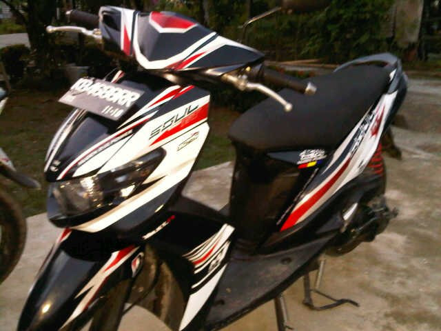 Modifikasi Stiker  Mio Soul  Gt  Modifikasi Motor  Kawasaki 