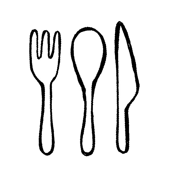 すべてのイラスト画像 新鮮な手書き フォーク ナイフ イラスト