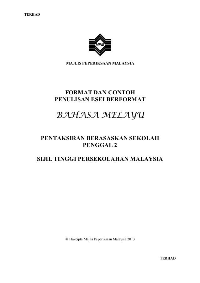 Contoh Soalan Bm Stpm Penggal 2 - Lebaran EE