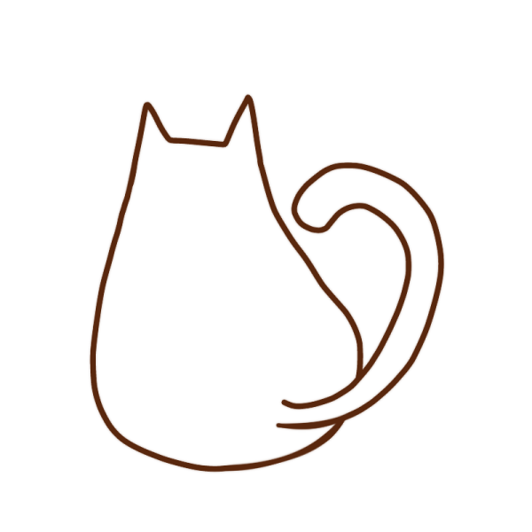 最高の無料イラスト 最新猫 後ろ姿 イラスト フリー