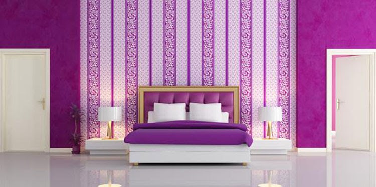 Konsep Wallpaper Dinding Kamar Tidur Romantis  Paling Heboh 