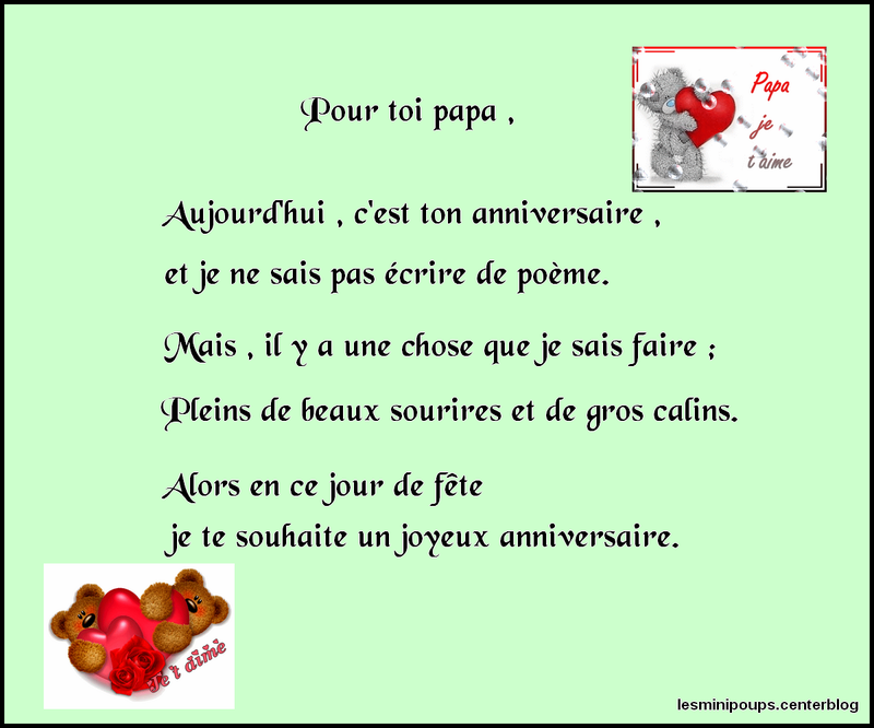 Poeme Pour Anniversaire Papa 39 Ans Brande