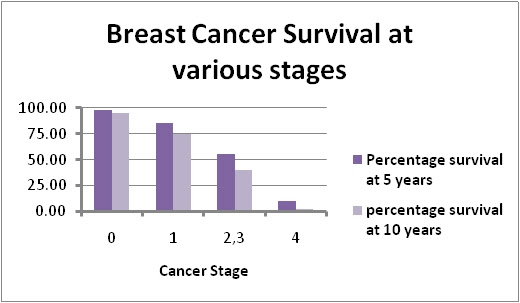 It may grow slowly and it's typically treatable. Breast Cancer Topic How Can Someone Jump From 1a To 4 Quickly
