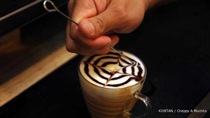 Majalengka Info Latte art Kopi tersaji cantik labanya 