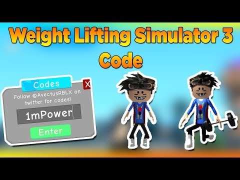 How To Get Codes In Roblox Weight Lifting Simulator 3 - roblox weight lifting simulator 3 hack gui