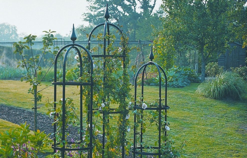 Garden Plant Support Tunnels Metal : Greenhouse Hoops Grow Support