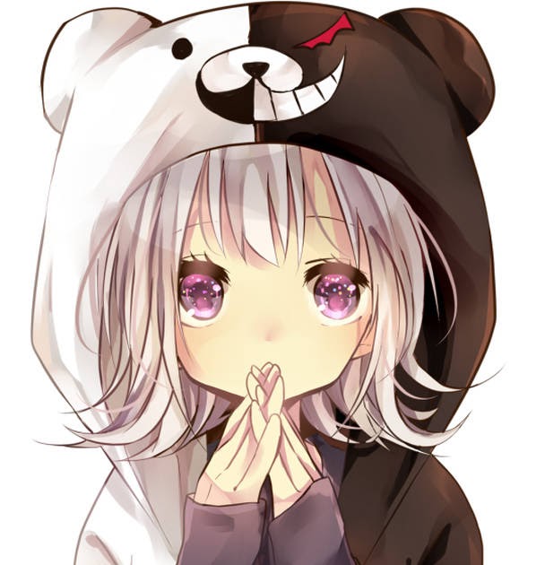 ベスト フード パーカー ワンピース 可愛い 女の子 イラスト 6557