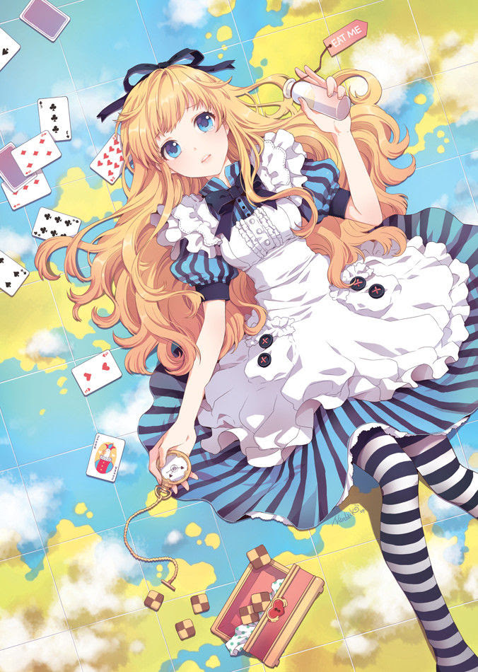 無料でダウンロード かわいい アリス イラスト おしゃれ