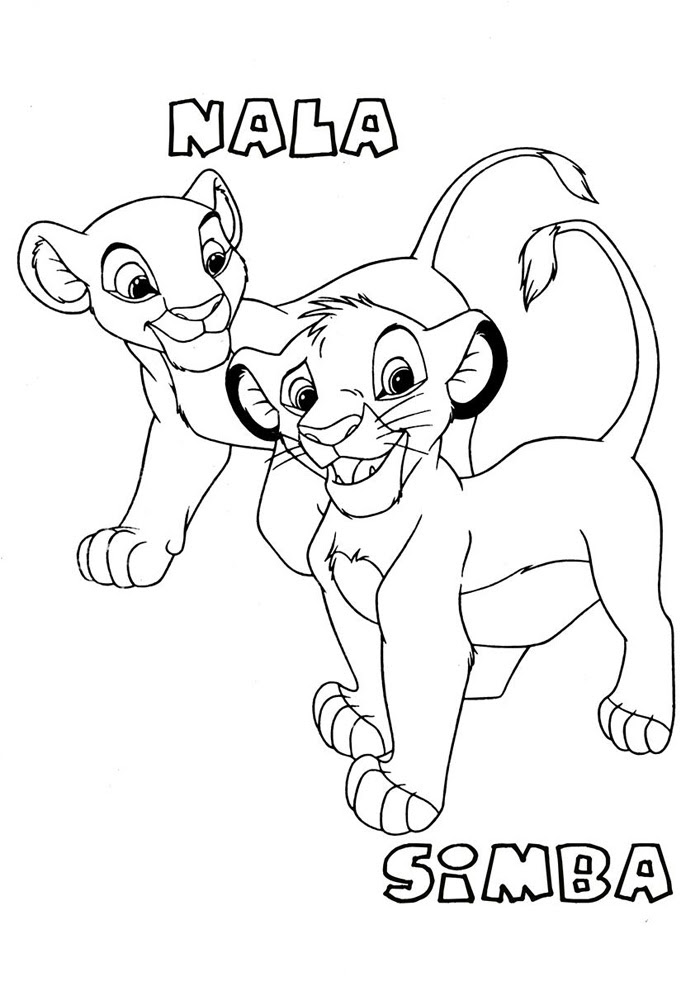 printable the lion king coloring pages