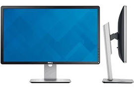 Two (2) Dell Professional P2214H 21.5 1080p IPS Monitor w/ Dual-Monitor Stand, $125 eGift Card